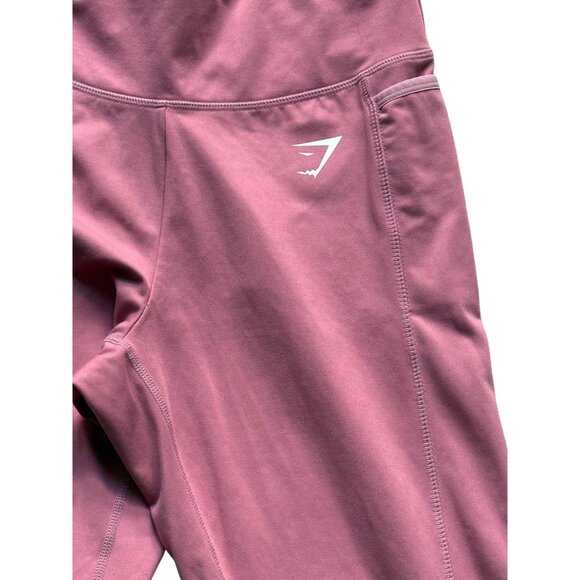 Gymshark Womens High-Waisted Dry Moisture Dreamy Leggings Size M Pink Bubblegum - Picture 10 of 15